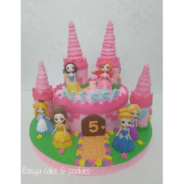 

Kue ulang tahun castle princess