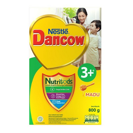 DANCOW 3+ MADU 800GR