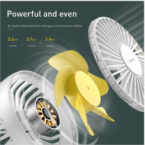 BASEUS BINGO HAND MINI USB FAN KIPAS ANGIN PEGANG + DESKTOP MEJA