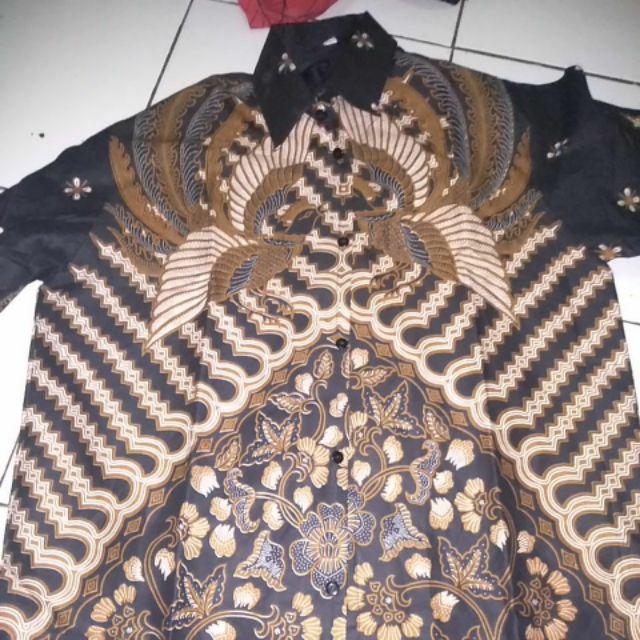 Giandra Kemeja Batik Pria Eksklusif Kemeja Batik Lengan Pendek Lapis Furing Atasan Batik Pria By Gba