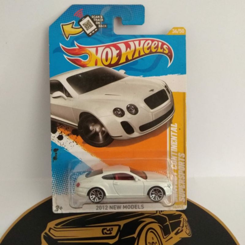 HOT WHEELS - BENTLEY CONTINENTAL SUPERSPORTS PUTIH