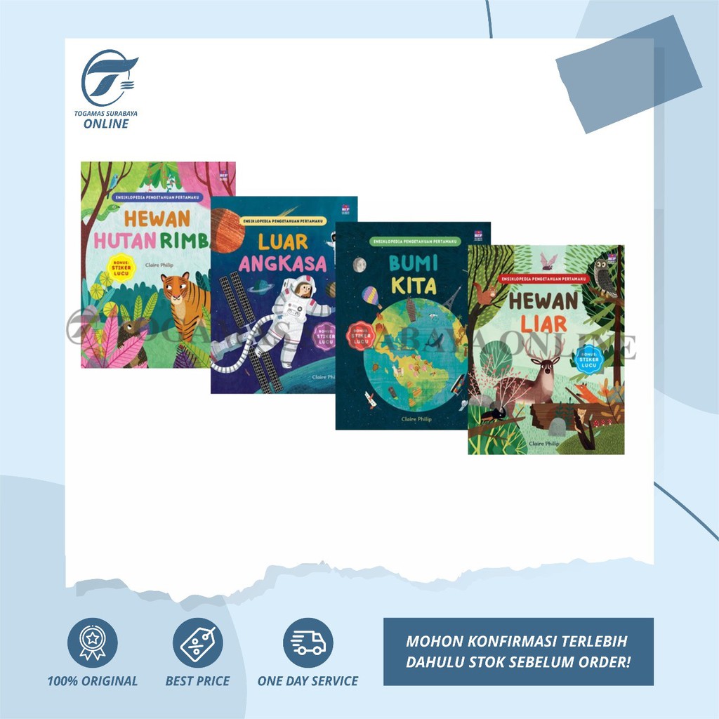 BEST SELLER  SERI ENSIKLOPEDIA PENGETAHUAN PERTAMA KU CLAIRE PHILIP BIP
