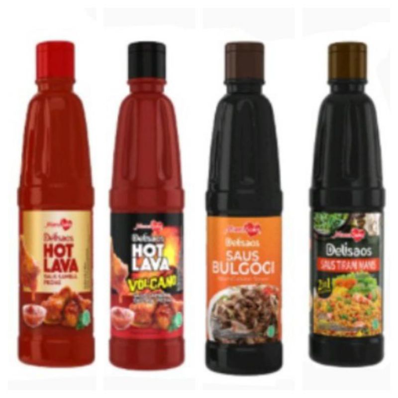 

Mamasuka Delisaos Saus Sambal Hot Lava / Mama Suka Volcano / Bulgogi / Saos Tiram Botol 130ml / 260ml