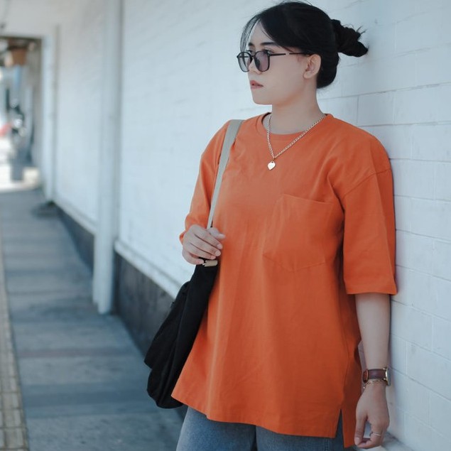 kaos oversize-kaos pria dan wanita-oversize saku