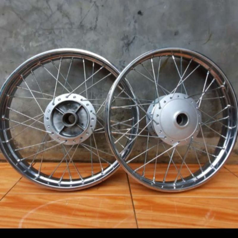 velek/velg Honda win depan belakang ukuran ring 17"