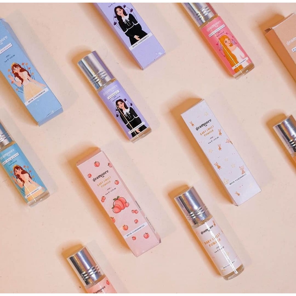 Geamoore Parfum Roll 6 ml Geamoore Inspired Perfume Pewangi badan Wewangian Roll on BPOM-2