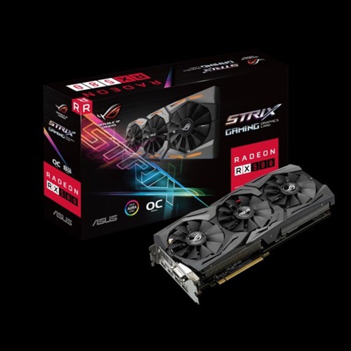 ASUS RX 580 Strix 8GB DDR5 OC Garansi Resmi 3 tahun