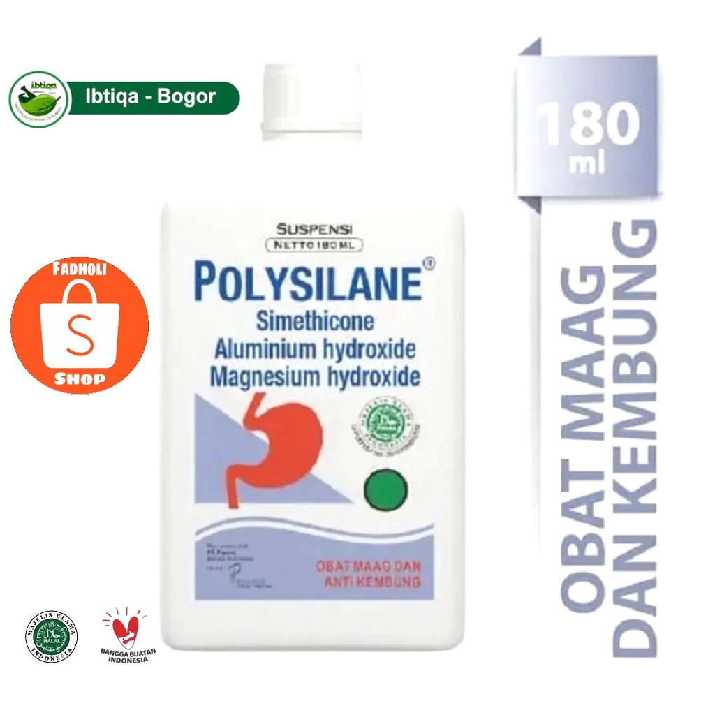 

Polysilane Syrup / Suspensi 180 mL Obat Maag dan Kembung Dijamin 100% Original