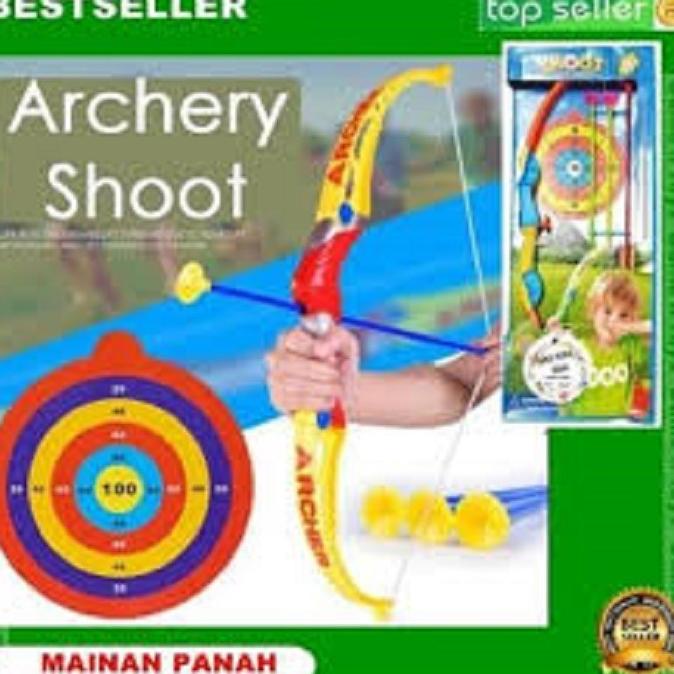 Mainan Main Panahan Anak Busur Panah Hit Target Anak Panah Bagus Terlaris