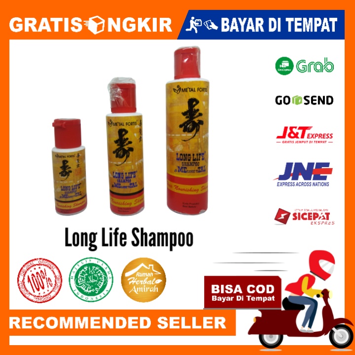 Shampoo Metal Fortis Original 100% Memelihara Kelembaban Rambut BPOM