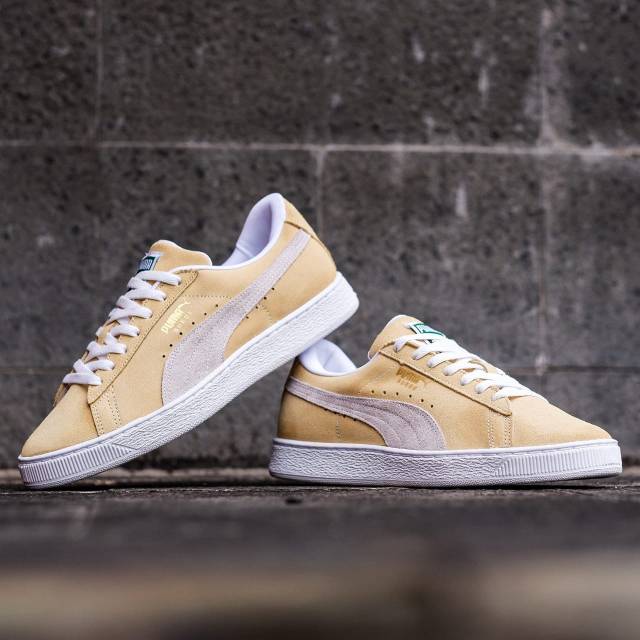 puma suede honey mustard