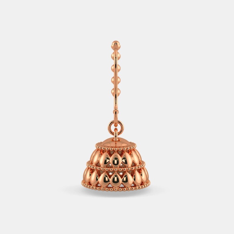 Creative Diamond Set Earrings Plated 18K Gold Jewelry