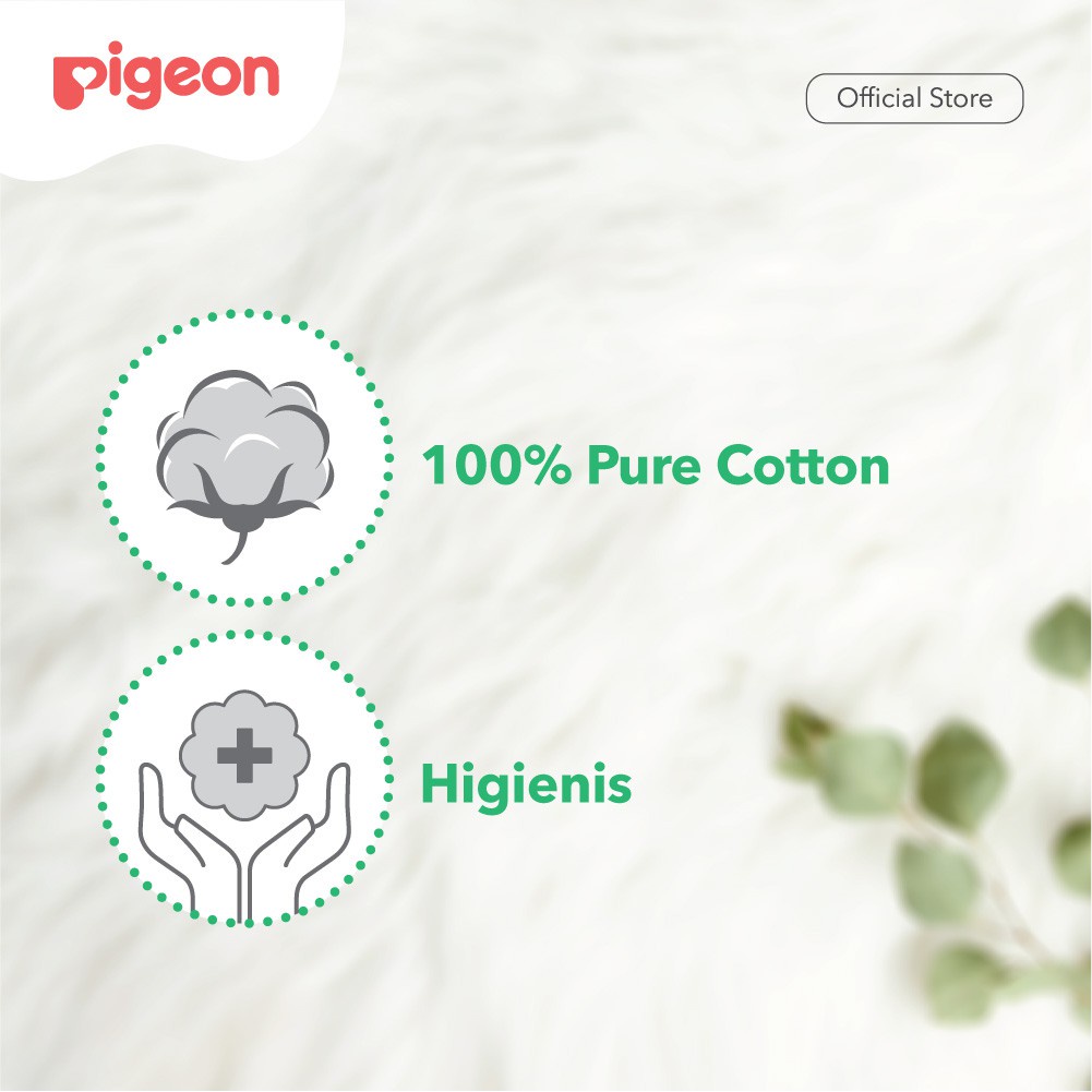 PIGEON Cotton Ball | Kapas Bayi kapas bulat isi 100