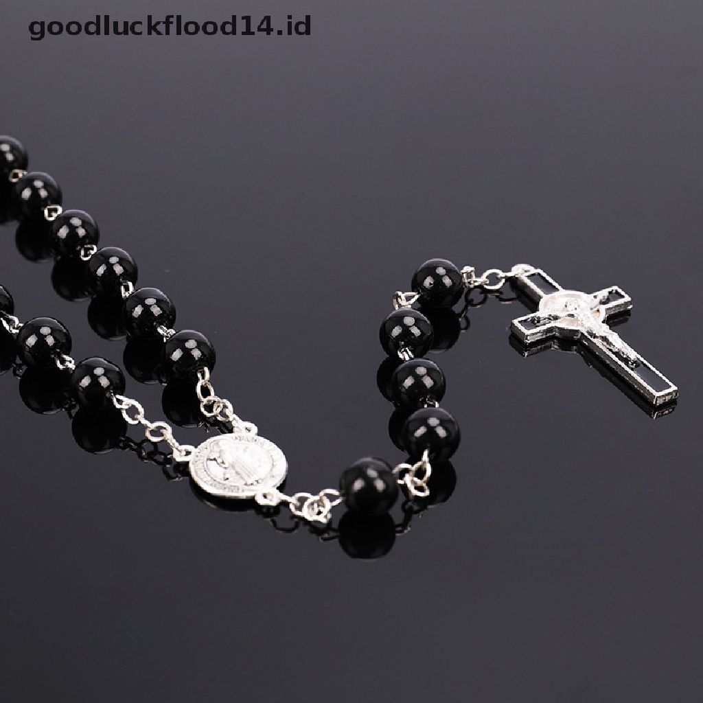 [OOID] 2020 New Fashion Handmade Catholic Rosary Cross Religious Pendants Necklace ID