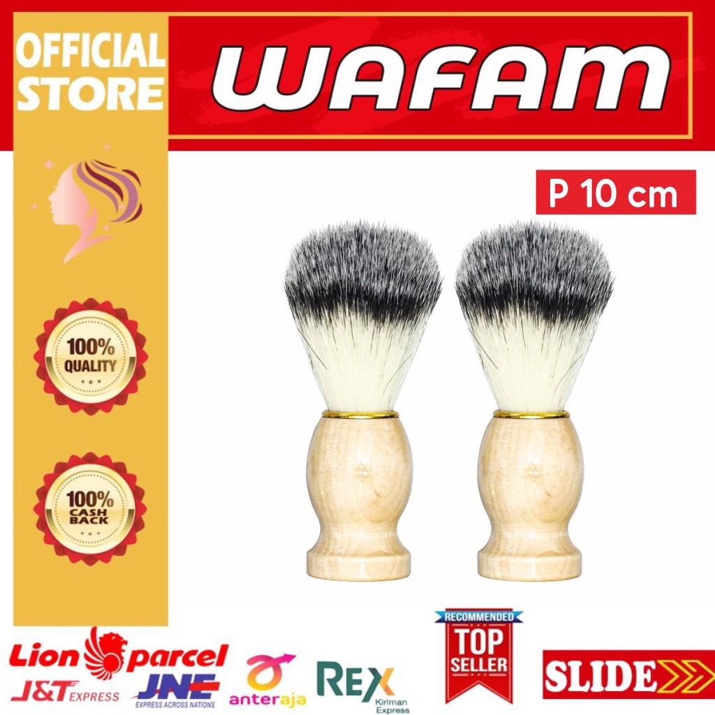 Shaving Brush / Kuas Potong Jenggot / Kuas Barber Cukur Jenggot Kumis