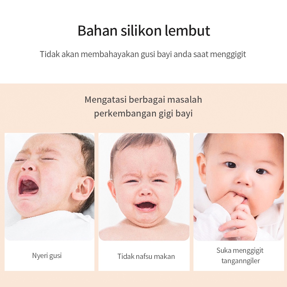 Halobaby Mainan gigitan Bayi Teether Jerapah BPA Free