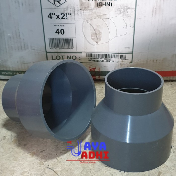 PVC Reducer Sok 4 x 2-1/2 Rucika
