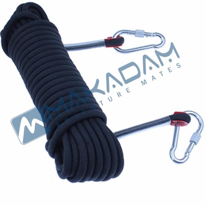 Tali Karmantel Paracord Panjat Tebing Climbing Rope + Carabiner