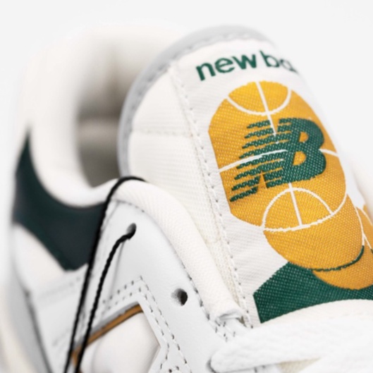 New Balance 550 White Green Yellow