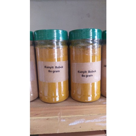 

Kunyit Bubuk Pewarna Kuning Alami Murni Herbal Kunir Curcuma Powder 80gr