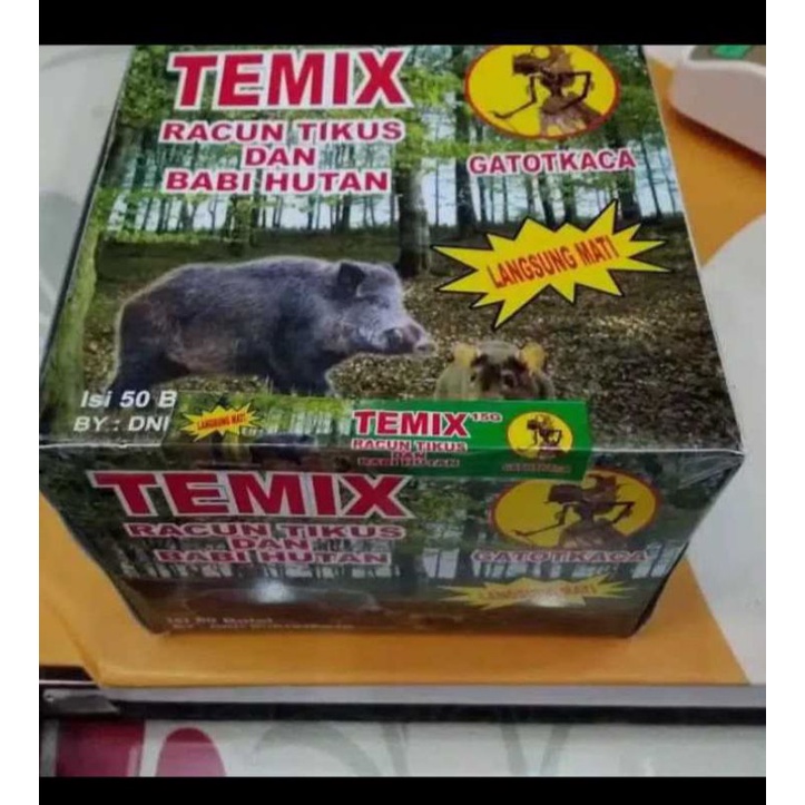 TEMIX GATOTKACA Temix Racun Tikus Dan Babi Hutan Racun Tikus Temix ORIGINAL