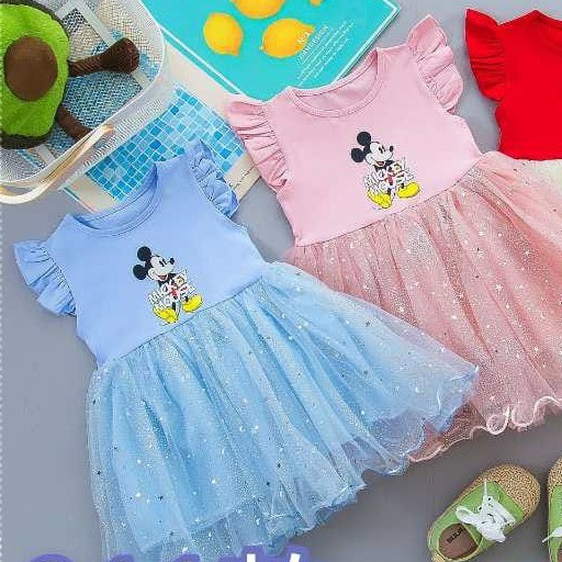 LittleAaron DRESS MKI JAPANS 913 EBV Baju Dress Anak Perempuan Import