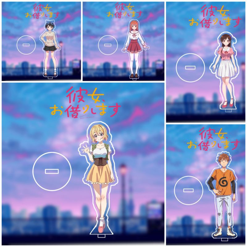 Rent A Girlfriend Standee Figure /stand Figure /Chizuru/Ruka/Sumi/Mami