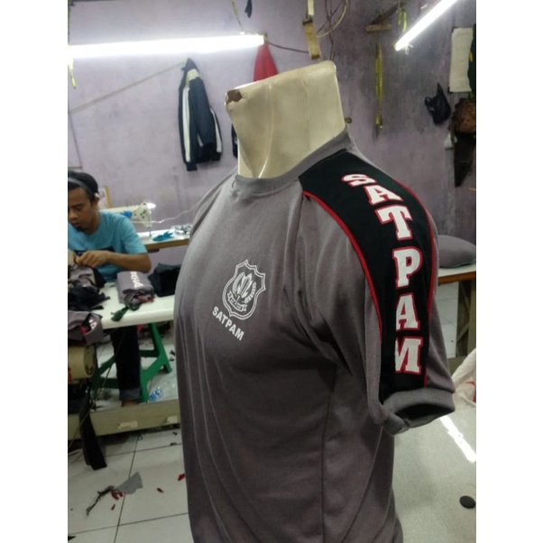 KAOS DALAM SATPAM MODEL KOMBINASI KAOS DALAM SATPAM SECURITY KOMBINASI LANGAN PENDEK PANJANG PRIA DINAS KERJA BAHAN TEBAL KAOS SATUAN SATPAM COD