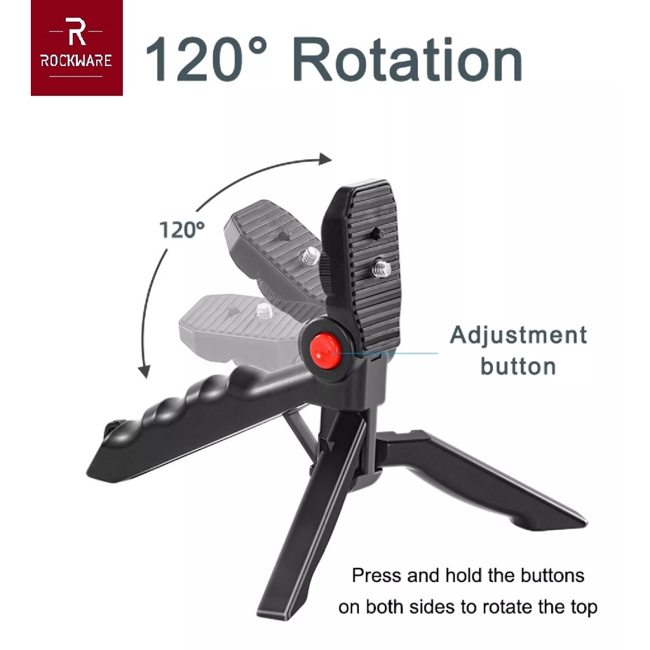 ROCKWARE AY-49 - Perlengkapan Vlogging untuk Smartphone Lengkap