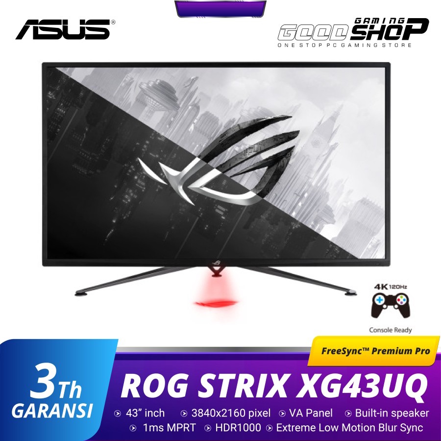 Asus ROG STRIX XG43UQ - 43-inch 4K UHD , 144 Hz, 1ms, DisplayHDR 100