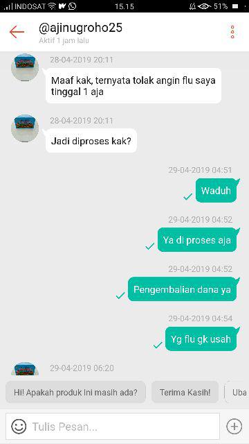 Tolak Angin Flu 1 Dus