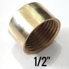Dop 1/2inci KUNINGAN Drat dalam / Tutup Drat dalam 1/2inch