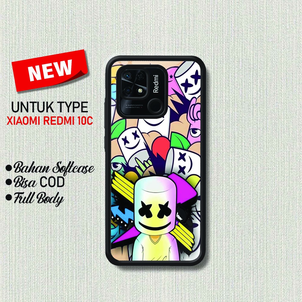 Case Redmi 10C - Hardcase Xiaomi Redmi 10C  - Softcase Xiaomi Redmi 10C - Cassing Elegant Xiaomi Red