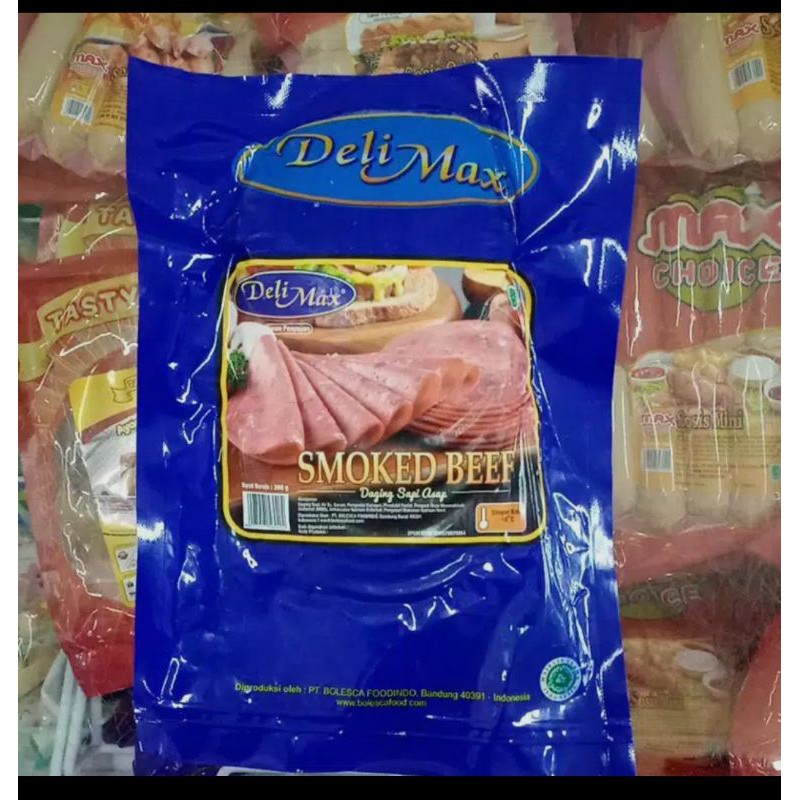 

DELIMAX SMOKE BEEF 200 GRAM / DAGING ASAP DELIMAX / FROZEN FOOD