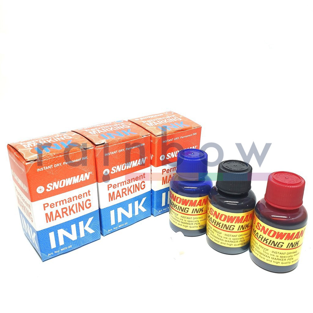 

REFILL / ISI TINTA SPIDOL SNOWMAN PERMANENT / PERMANEN MIG-20