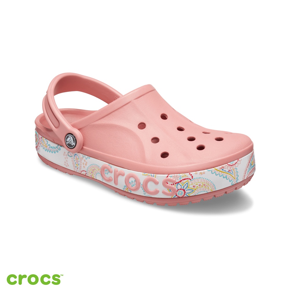 Crocs Baya Graphic / Sandal Unisex / Sandal Pria &amp; Wanita - Pink -206233-682