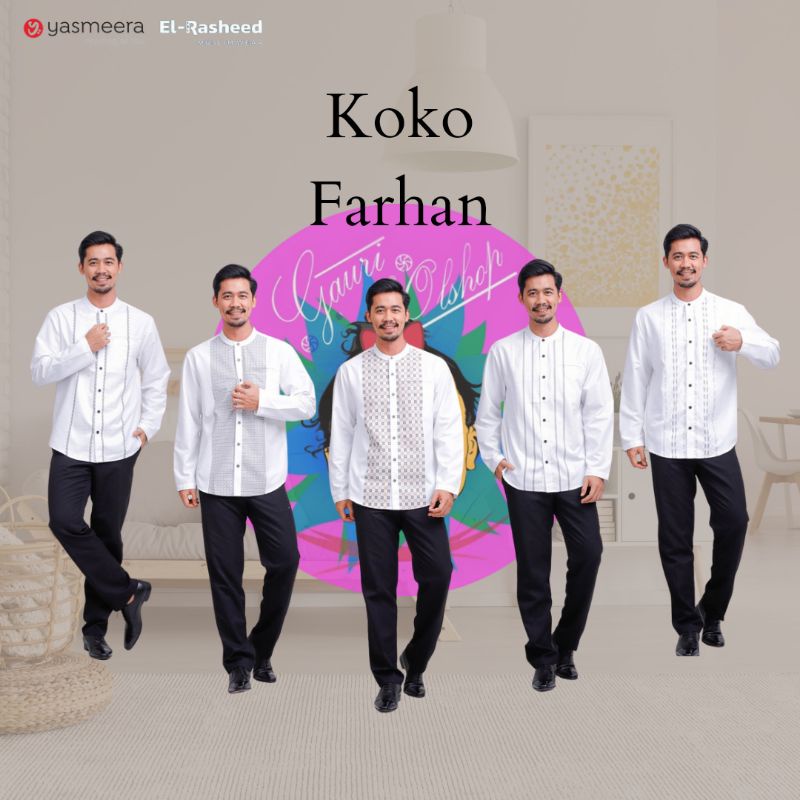 Koko Farhan by El Rasheed Yasmeera || Koko Putih Dewasa Tangan Panjang