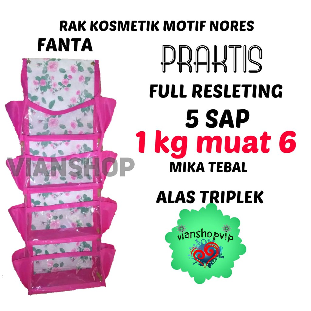 RAK ORGANIZER TEMPAT BEDAK, LIPSTIK, TEMPAT KOSMETIK NORES, RAK SERBAGUNA,