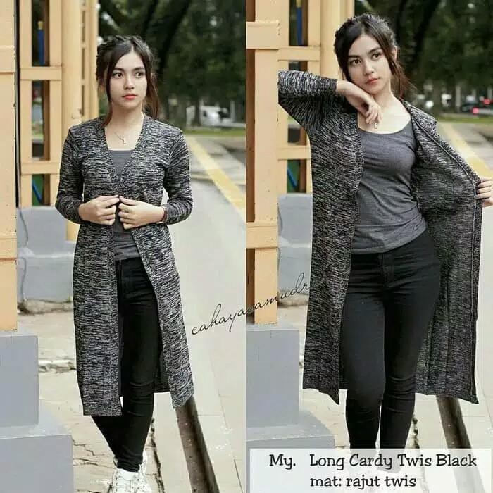 cardigan felys,kardigan tiara,longkardi rajut