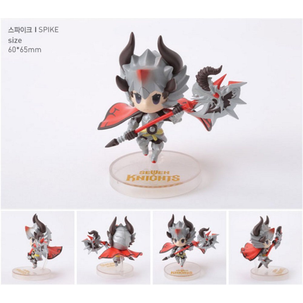 Action Figure Spike Seven Knights / Figure Mini Seven Knights Original Korea ( 7 Knights / Seven Kni