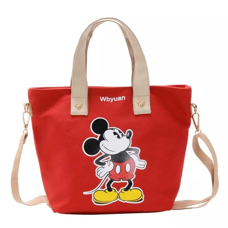 Tas Tote Bag MICKEY MOUSE Terbaru Bahan Tebal / Tas Tote Bag Wanita / Tas Wanita