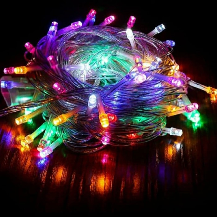 Lampu Tumbir , Natal Led , Dekorasi , Twinkle Light RGB , WARNA WARNI