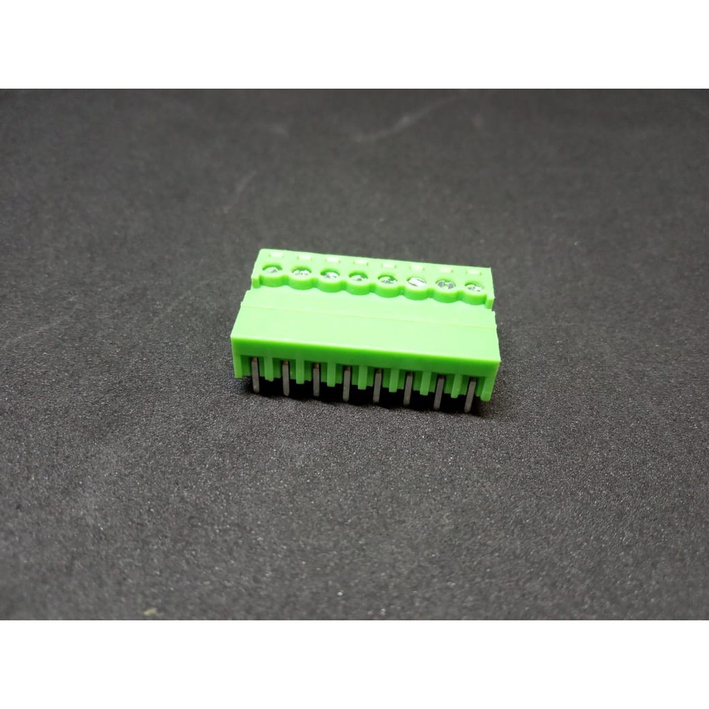 Terminal Block 8P 3.81mm Plugable 8 Pin Bengkok Plug-in Connector PCB