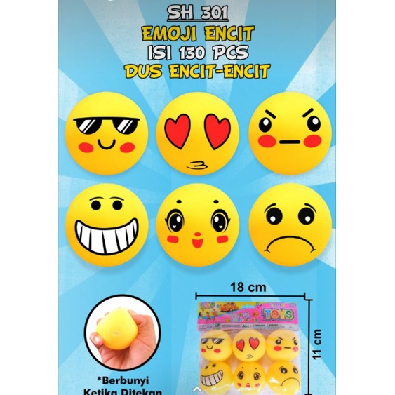 Mainan Bola Smile Mandi Bayi/ Mainan Bola Karet Smile Nyit2 Isi 6Pcs