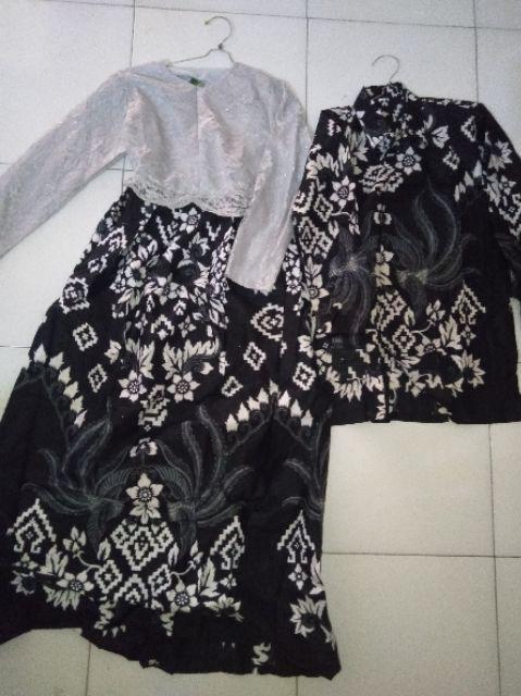 Tasyananu_batik Ipnu-ippnu Couple Gamis Brokat 2564 / Mahardani Couple