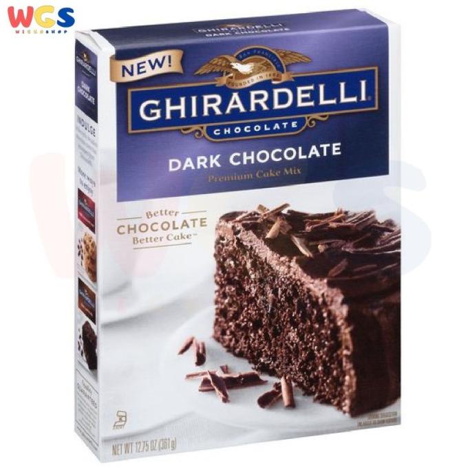 

Ghirardelli Dark Chocolate Premium Cake Mix Box 12.75Oz 361G