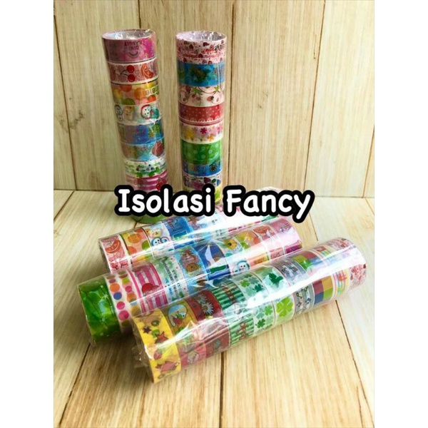 

ISOLASI FANCY / WASHI TAPE KECIL ECERAN RANDOM by KAESHOP