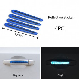 STIKER GAGANG 3D Sticker Reflector Carbon Car Handle Door Stiker Pelindung Gagang Pintu Mobil