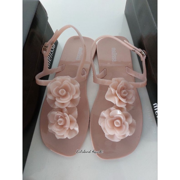 Sandal melissa harmonic garden square Ad/sandal melissa bunga /sandal jelly wanita