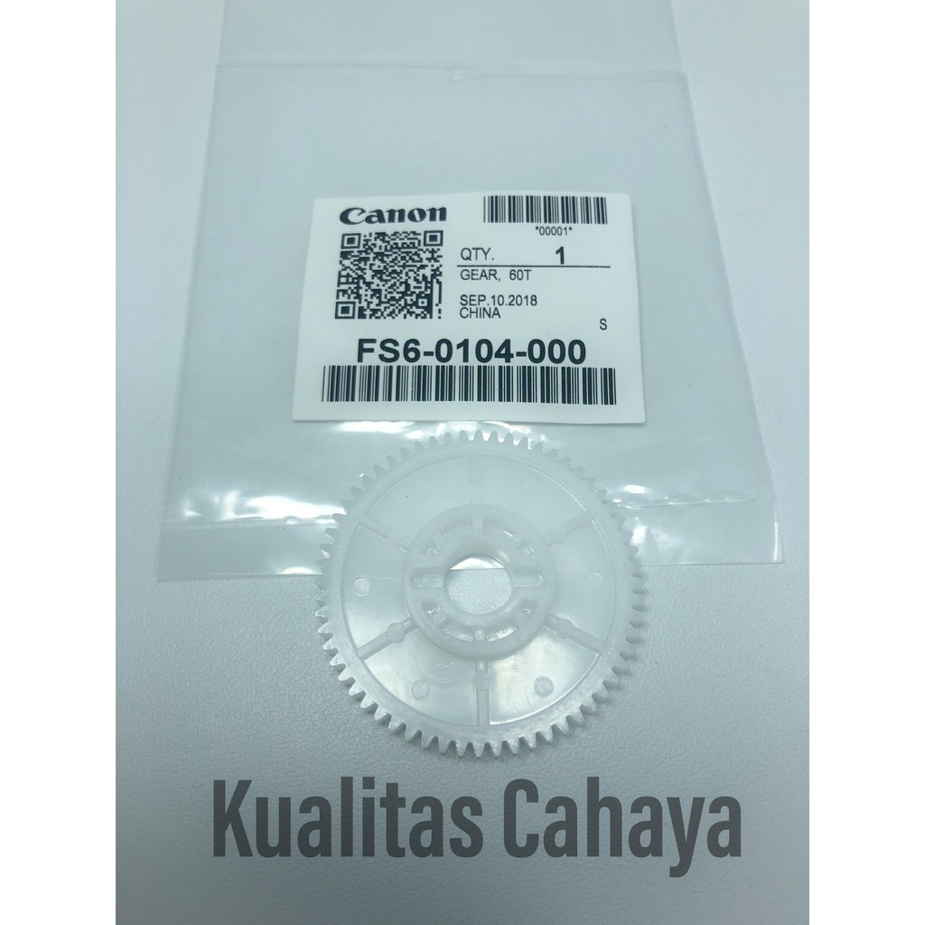 Gear Web 60T Fotocopy Canon IR 6000/6570/5075 FS6-0104-000 Original